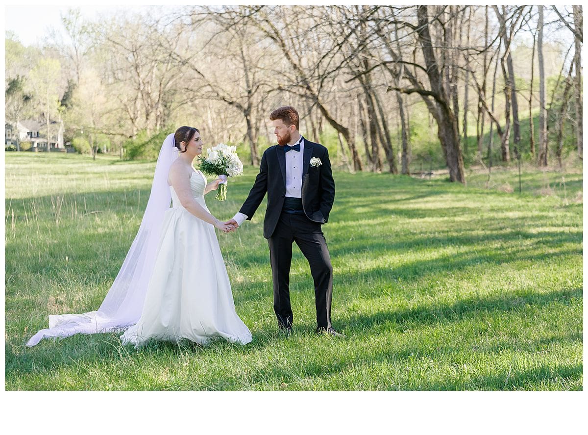Bride and groom portraits in Fayetteville, TN