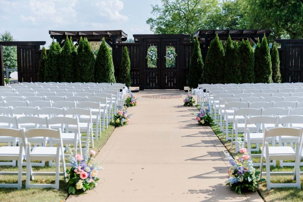 Wedding ceremony space
