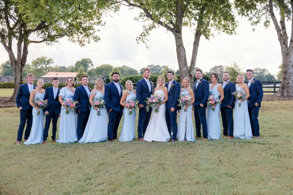 Bridal party portraits after the ceremony.