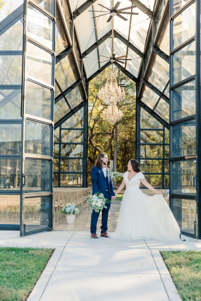Just married sunset photos at Jubilee Woods