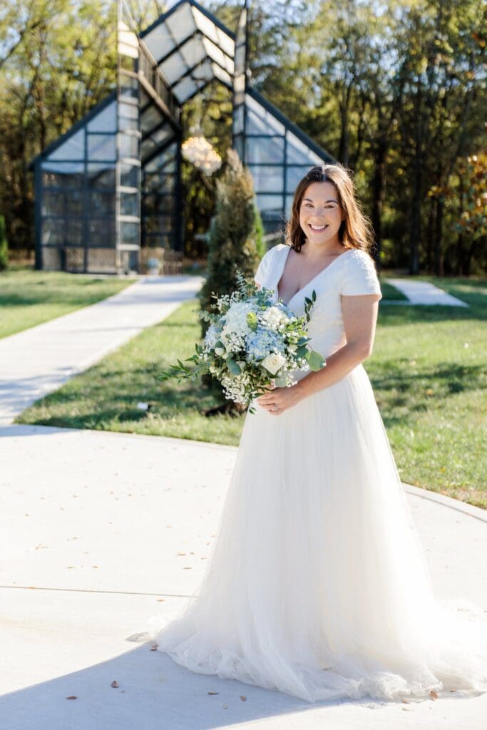 Beautiful bridal portraits at Jubilee Woods