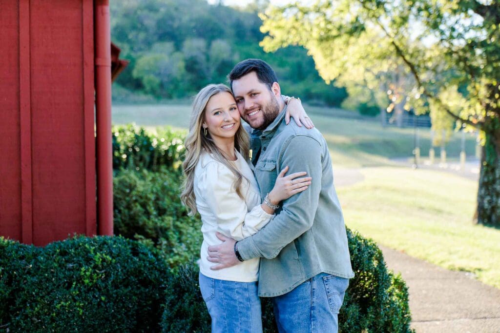 Beautiful engagement photos near Nashville