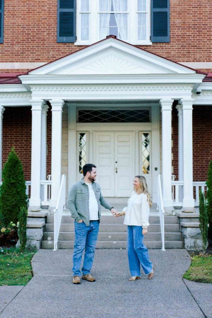Ravenswood Mansion engagement photos in Middle Tennessee