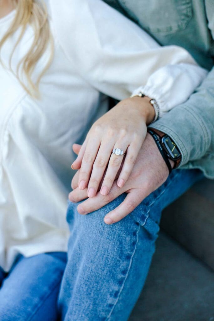 Engagement ring photos in Brentwood, TN