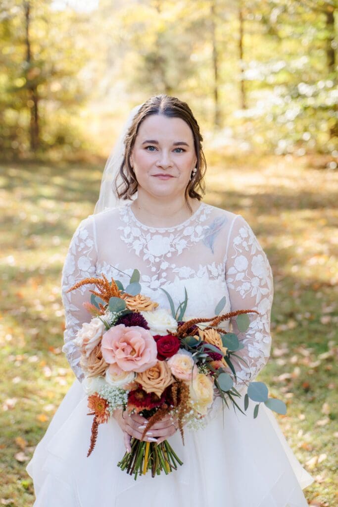 Beautiful bride's wedding photos at Firefly Lane