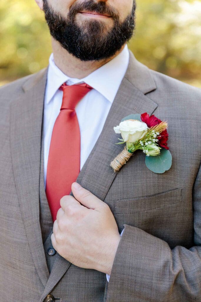 Groom details photo at Firefly Lane