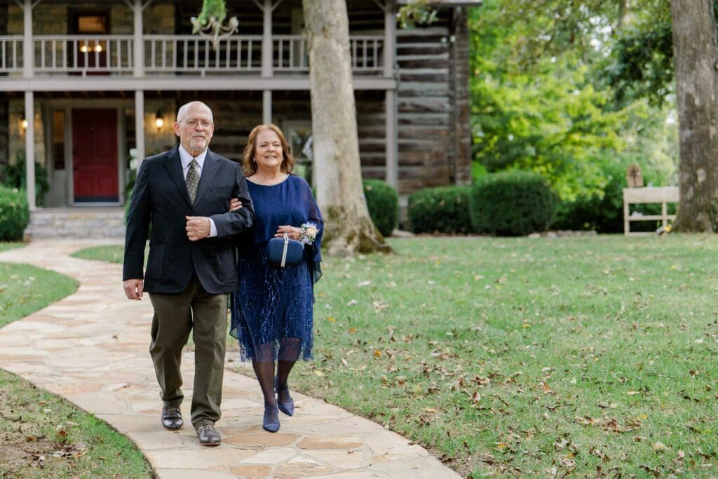 Mother of the bride ceremony photo at Iriswoods in Mt. Juliet, TN