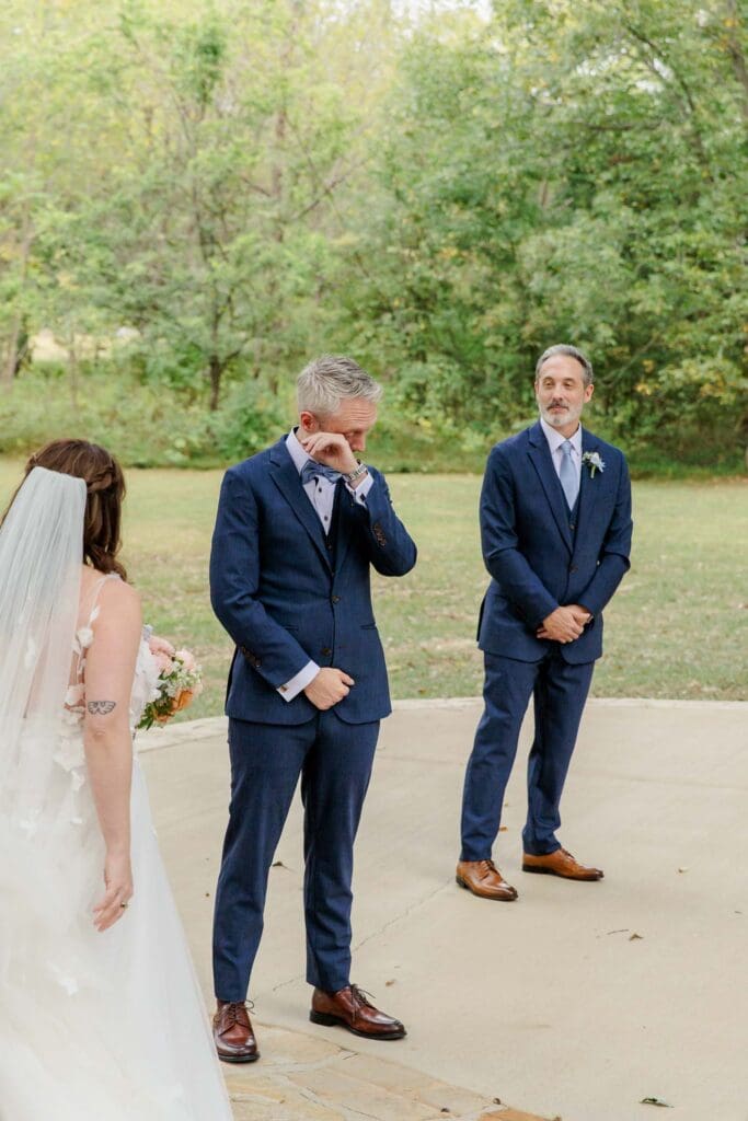 Groom tears at Iriswoods in Mt. Juliet, TN