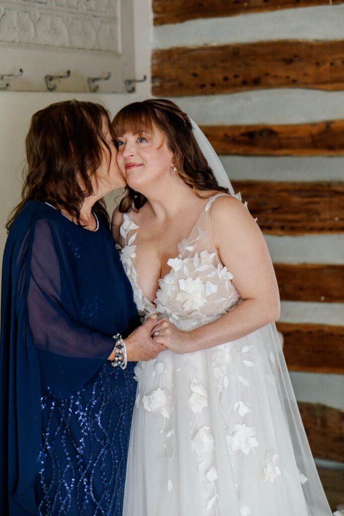 Bride getting ready for her wedding day at Iriswoods in Mt. Juliet, Tennessee