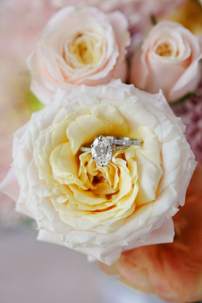 Beautiful wedding ring details at Iriswoods near Nashville, TN