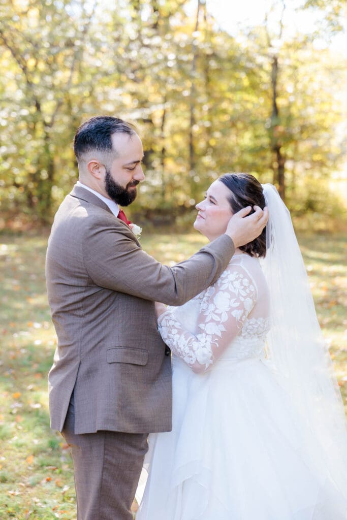 Just married portraits at Firefly Lane in Dickson, TN