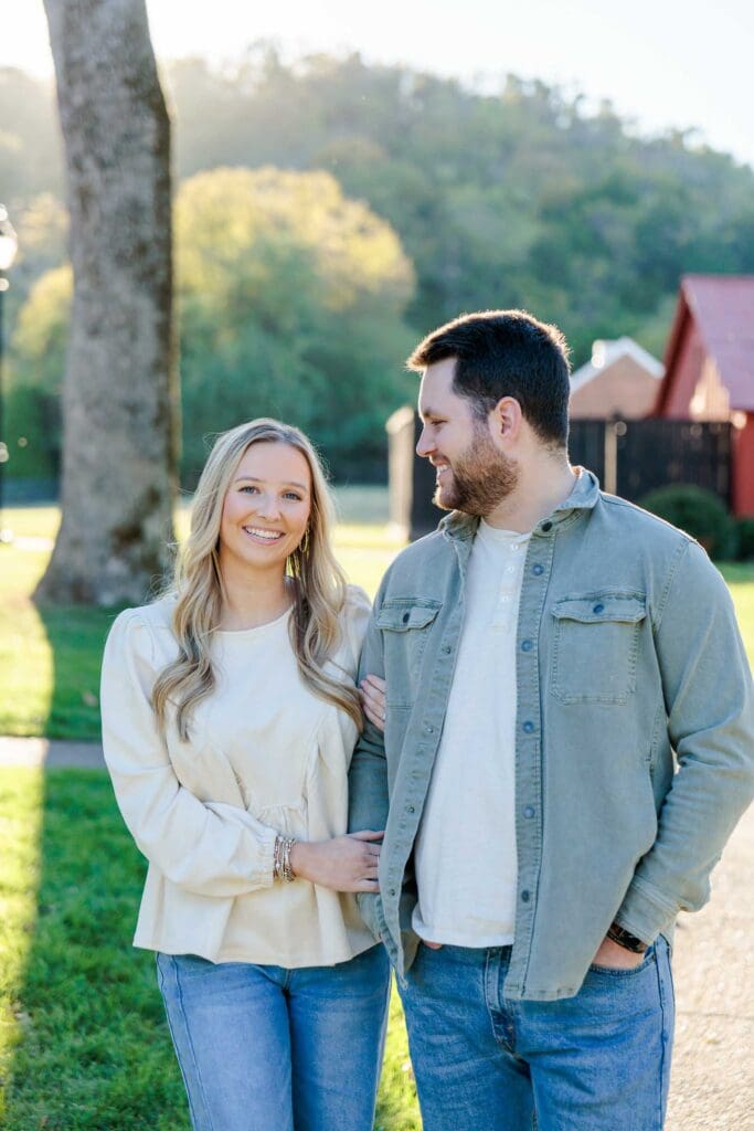 Ravenswood Mansion engagement photos in Brentwood, TN