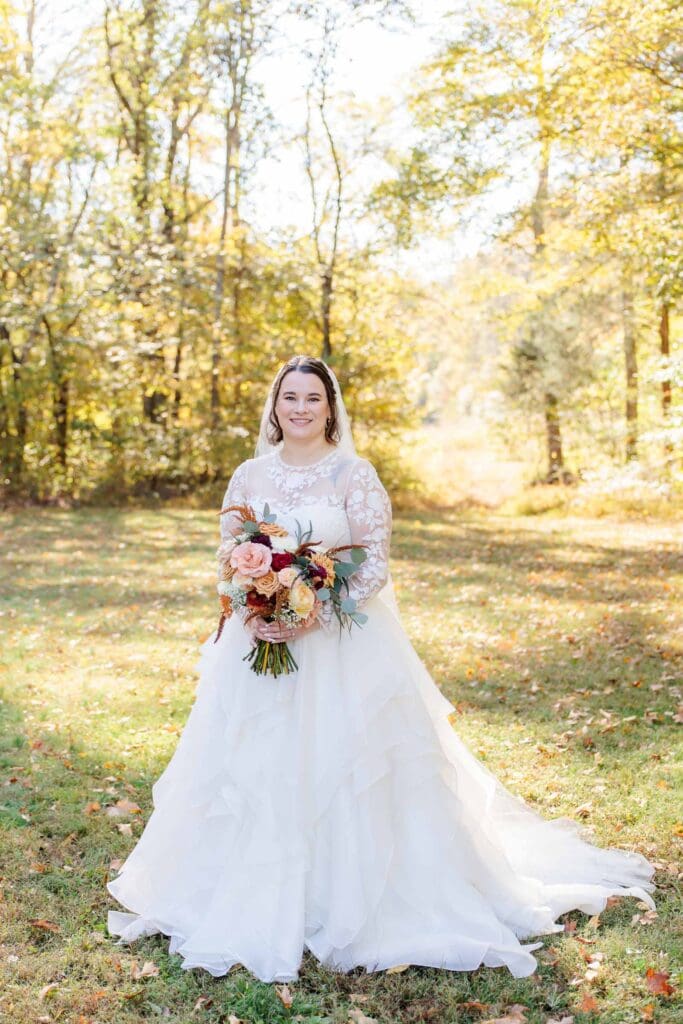 Beautiful bridal portraits at Firefly Lane near Nashville